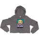 Stay Trippy Graphic Crop Hoodie