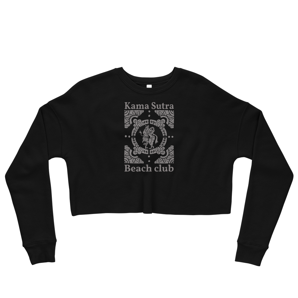 Kama Sutra Beach Club Graphic Crop Sweatshirt