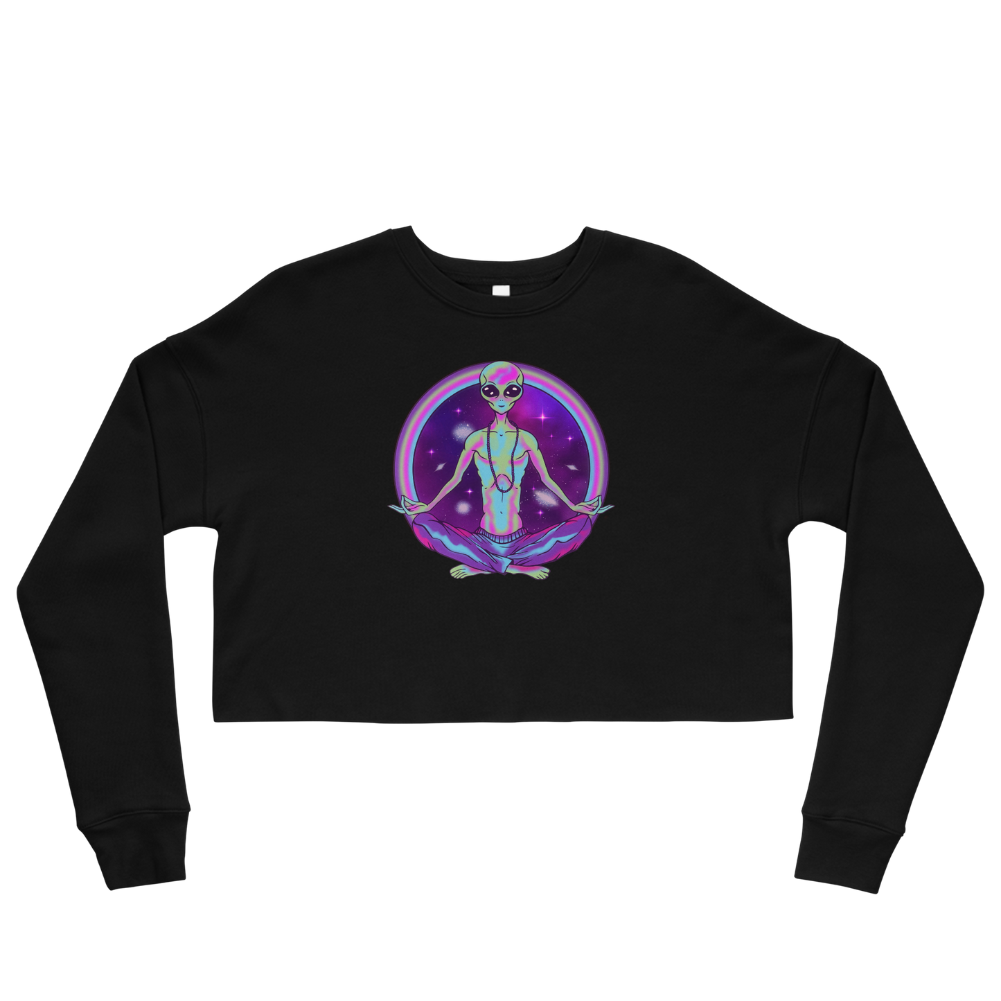 I'm At Peace Graphic Crop Sweatshirt