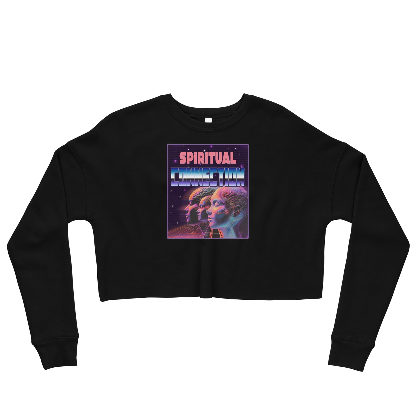 Spiritual Connection Graphic Crop Sweatshirt