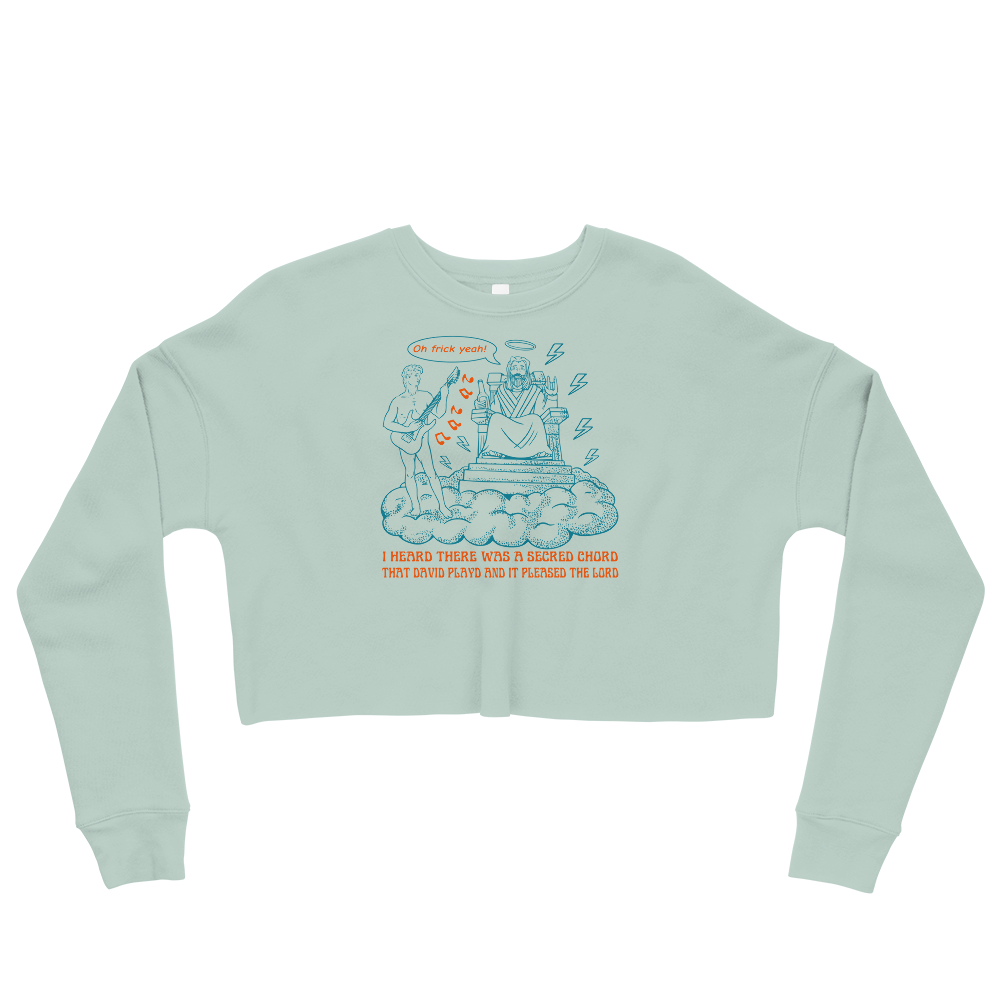 Secret Chord Graphic Crop Sweatshirt