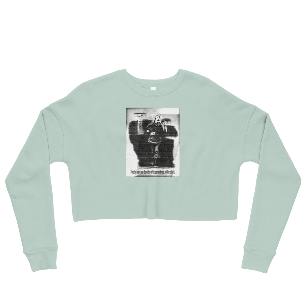Timothy Leary Graphic Crop Sweatshirt