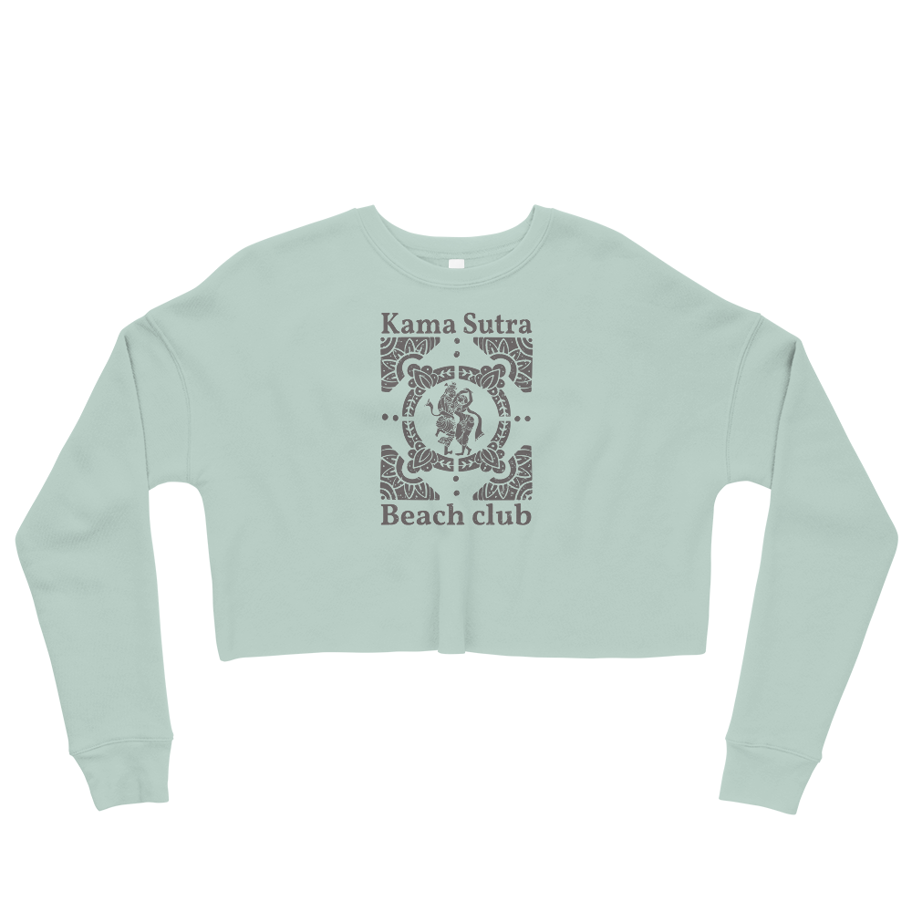 Kama Sutra Beach Club Graphic Crop Sweatshirt