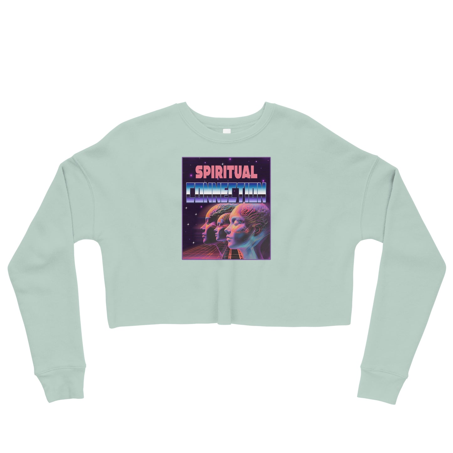 Spiritual Connection Graphic Crop Sweatshirt