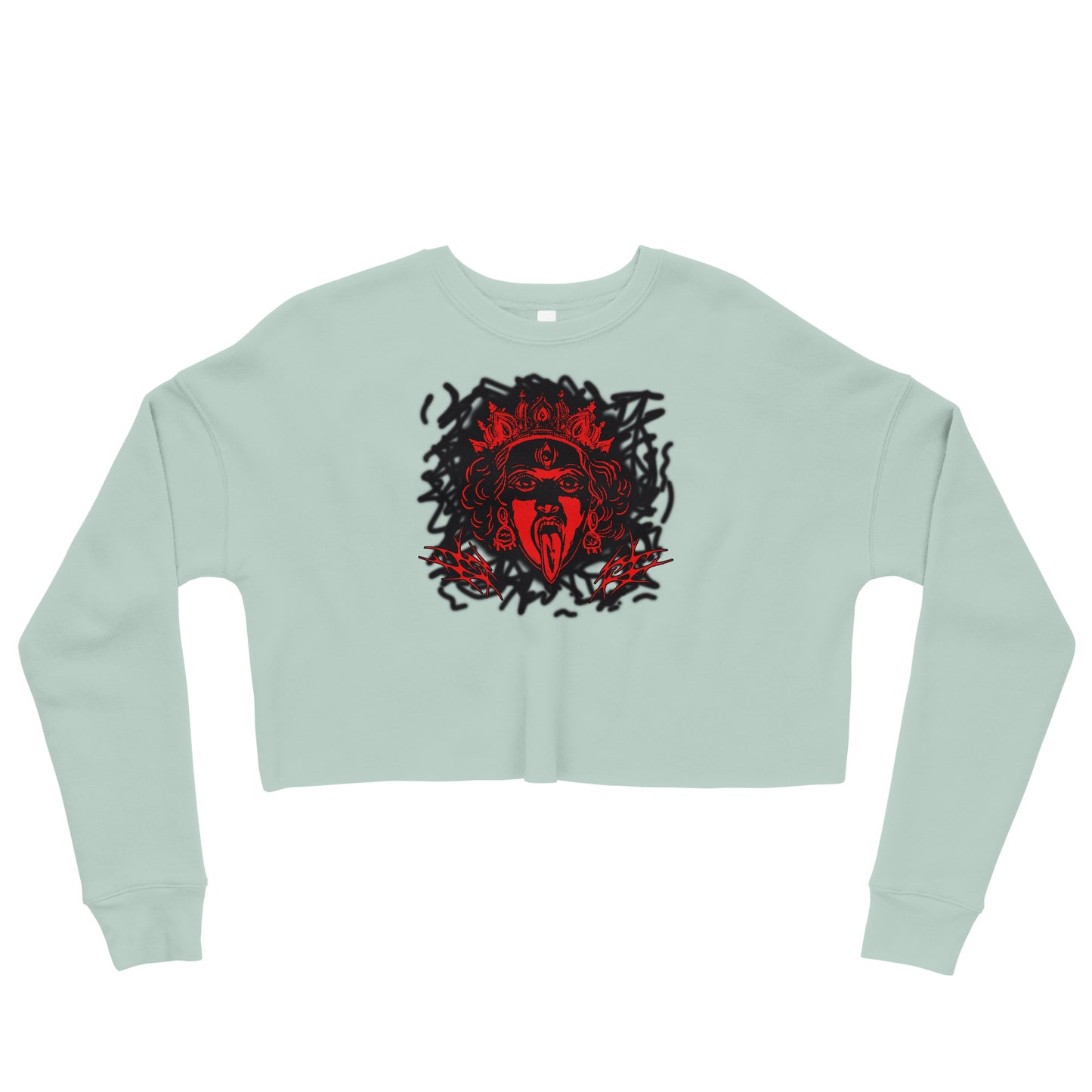 Goddess Kali Crop Sweatshirt