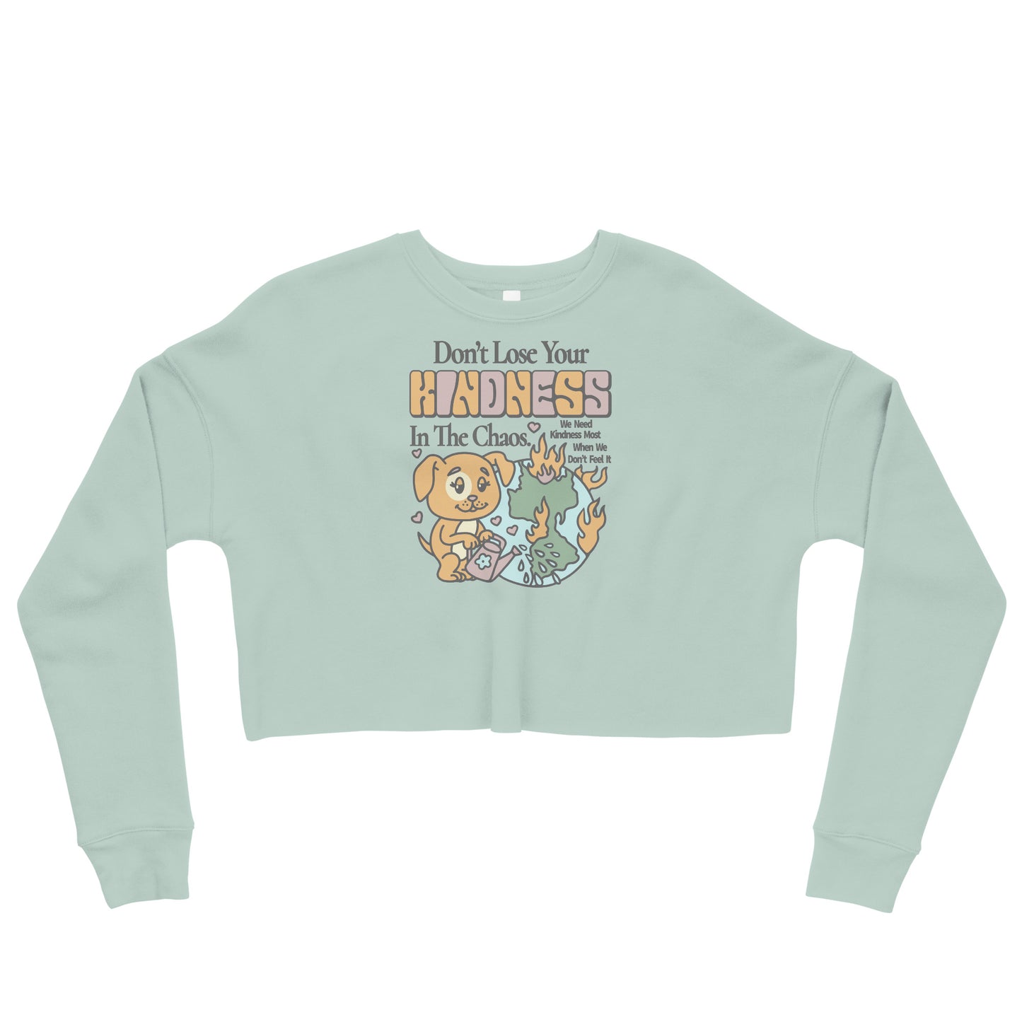 Kindness Crop Sweatshirt