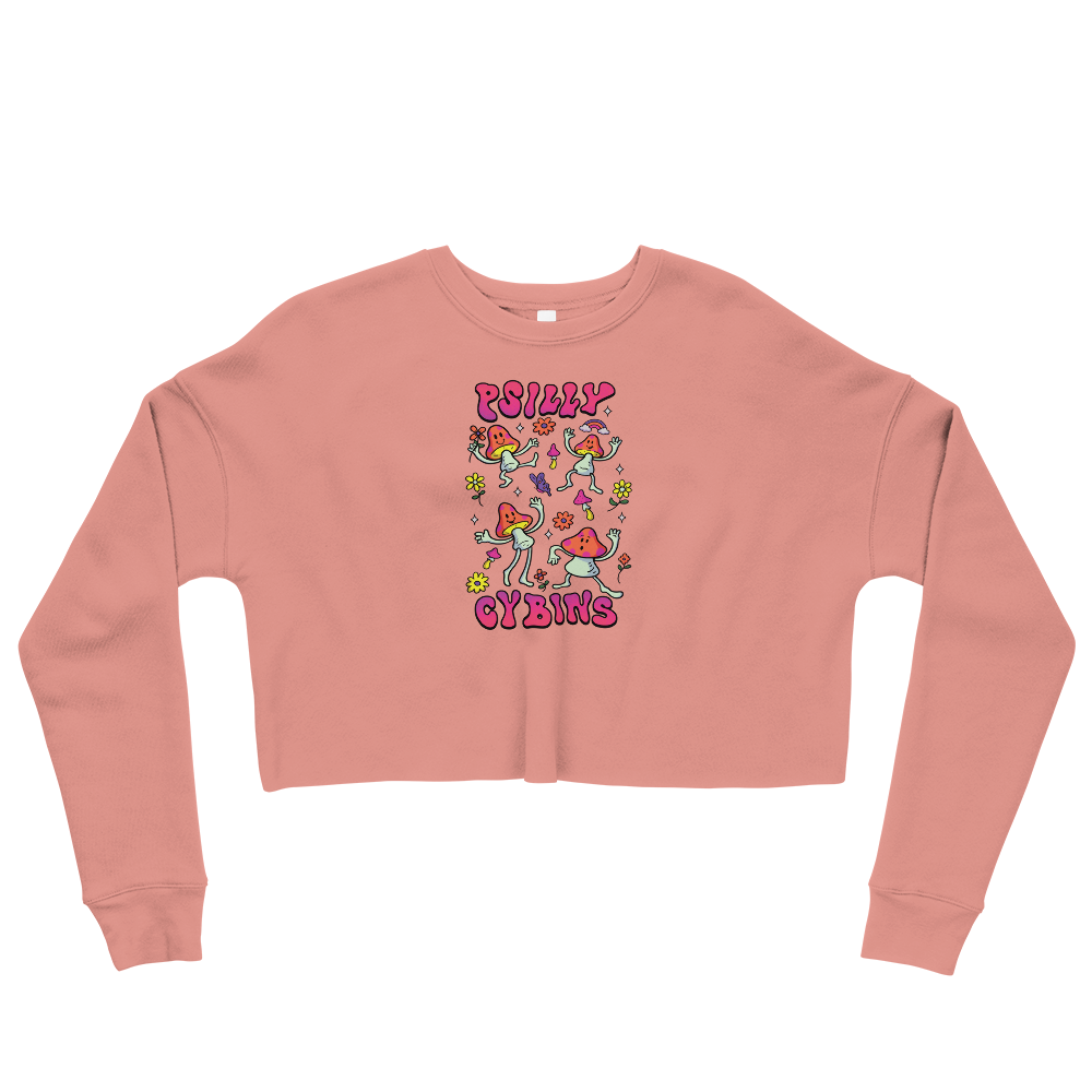 Psi~ Cybins Graphic Crop Sweatshirt