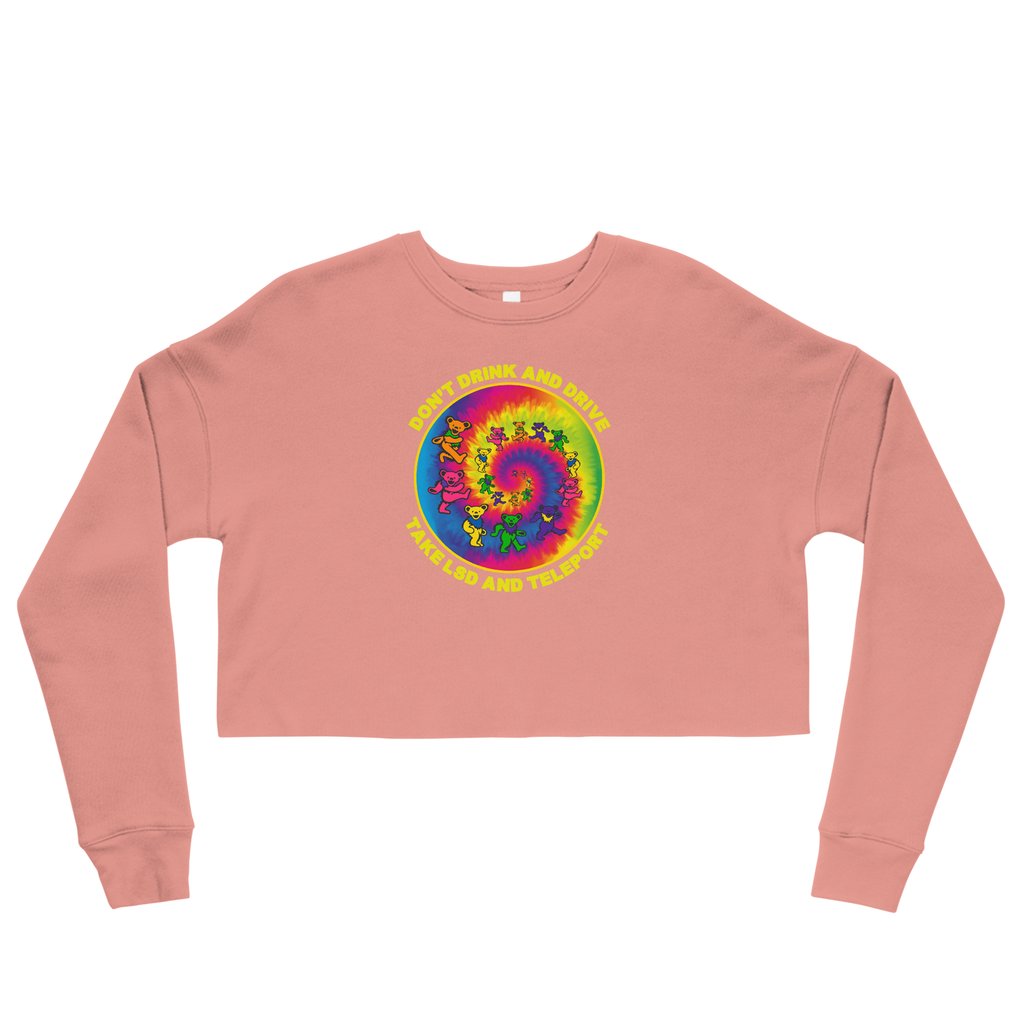 Just Teleport Graphic Crop Sweatshirt