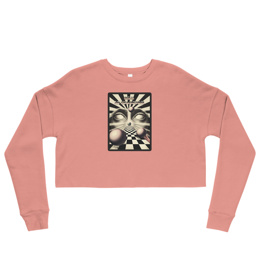 All Is Illusion Graphic Crop Sweatshirt