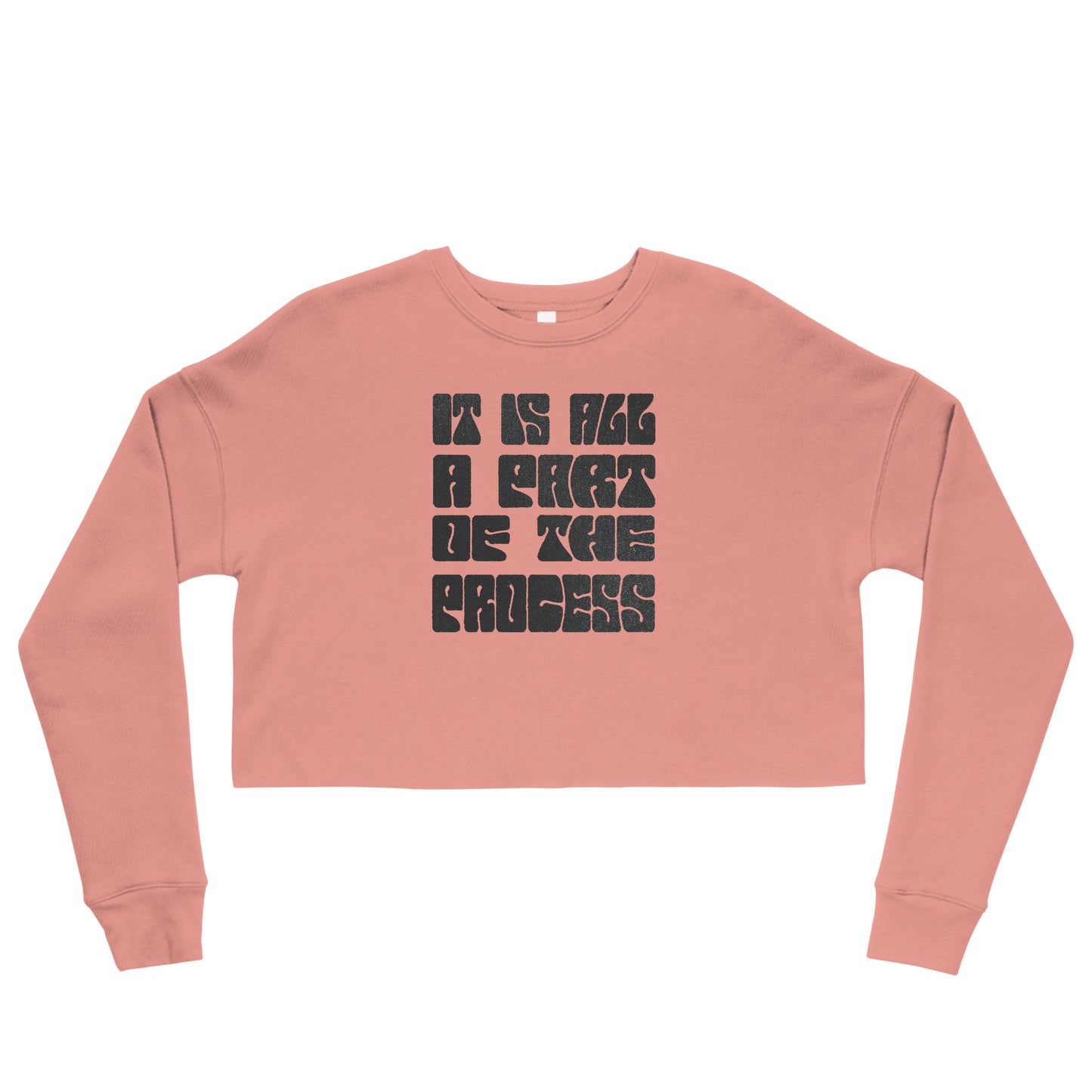 Part Of The Process Graphic Crop Sweatshirt