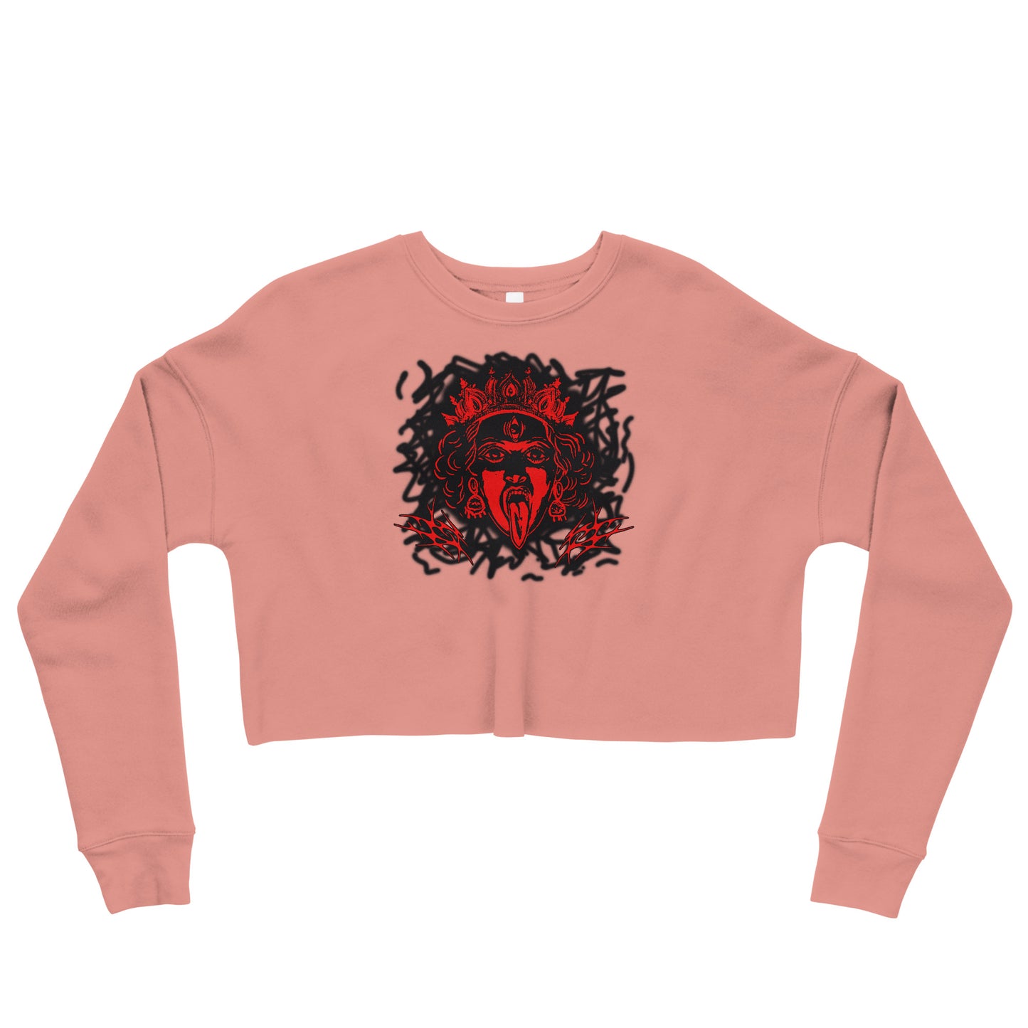 Goddess Kali Crop Sweatshirt