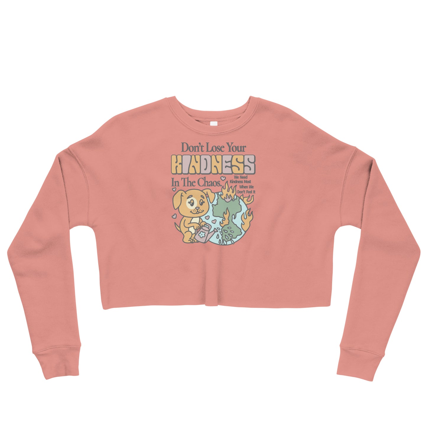 Kindness Crop Sweatshirt