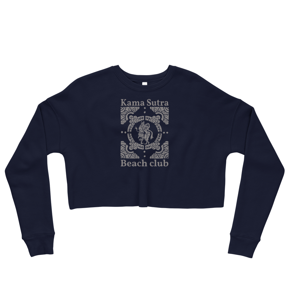 Kama Sutra Beach Club Graphic Crop Sweatshirt