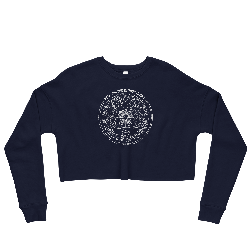 Ram Dass Graphic Crop Sweatshirt