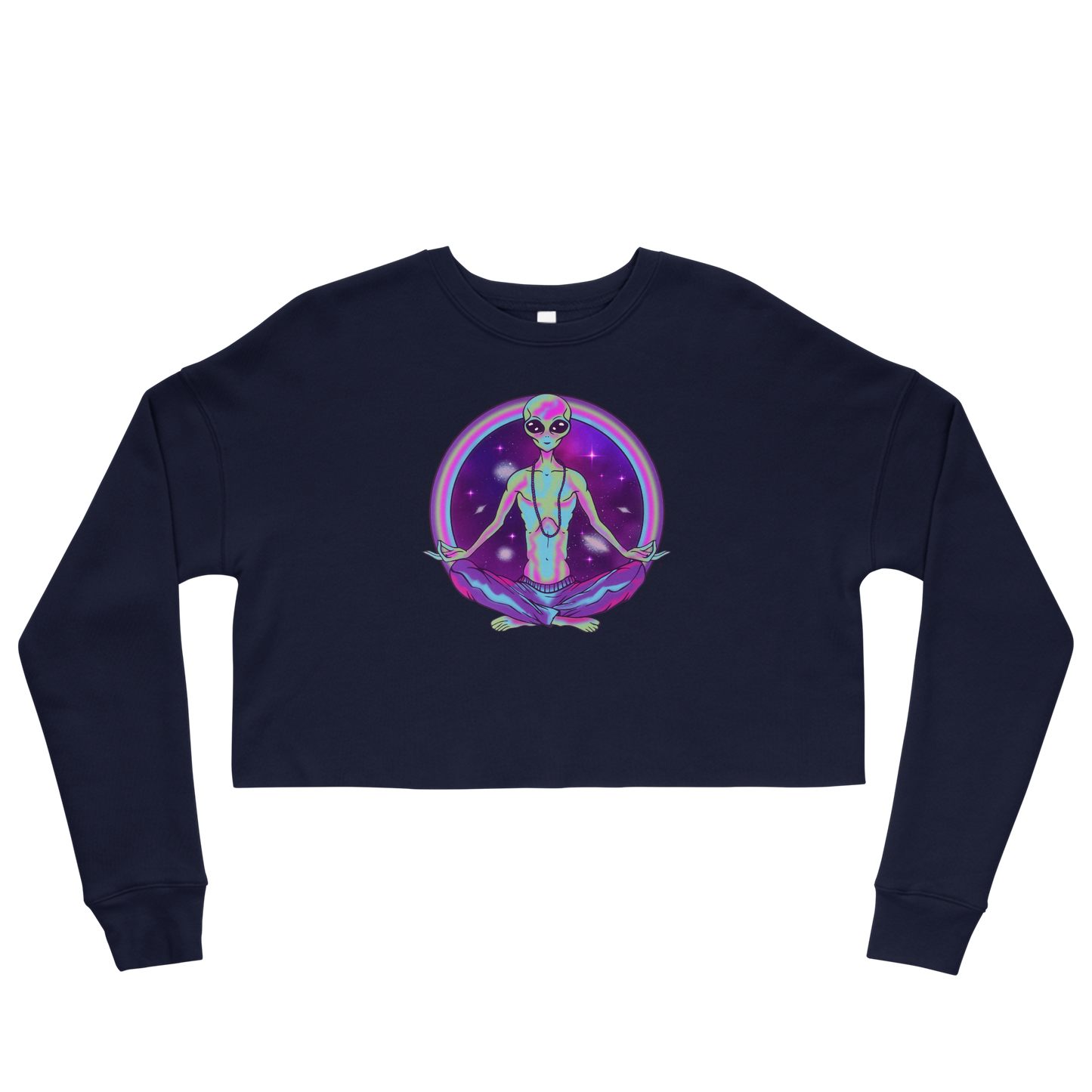 I'm At Peace Graphic Crop Sweatshirt