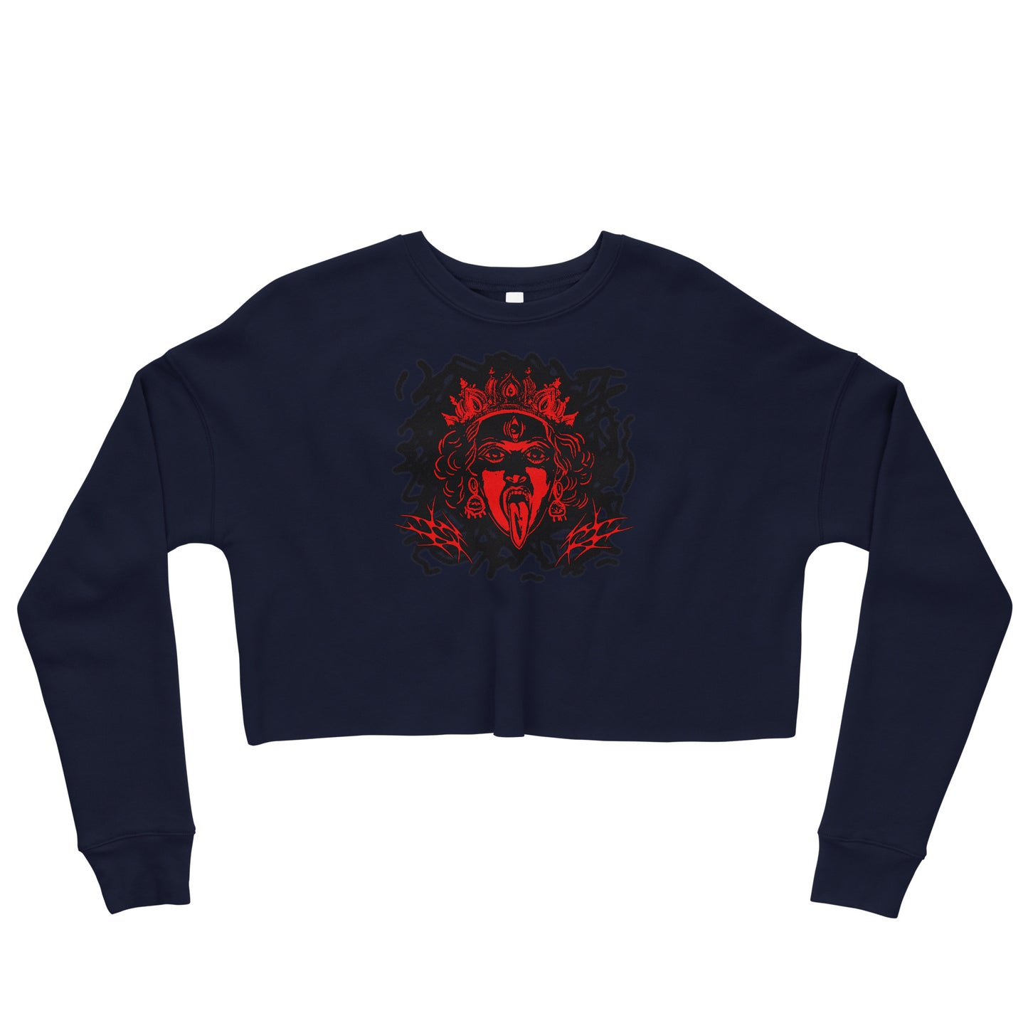 Goddess Kali Crop Sweatshirt