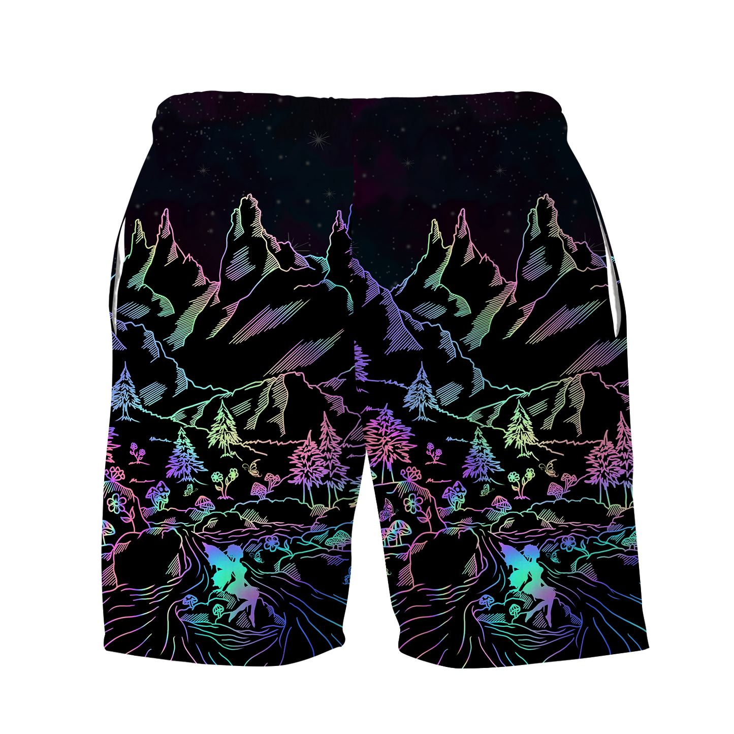 Psi~ World All Over Print Men's Shorts