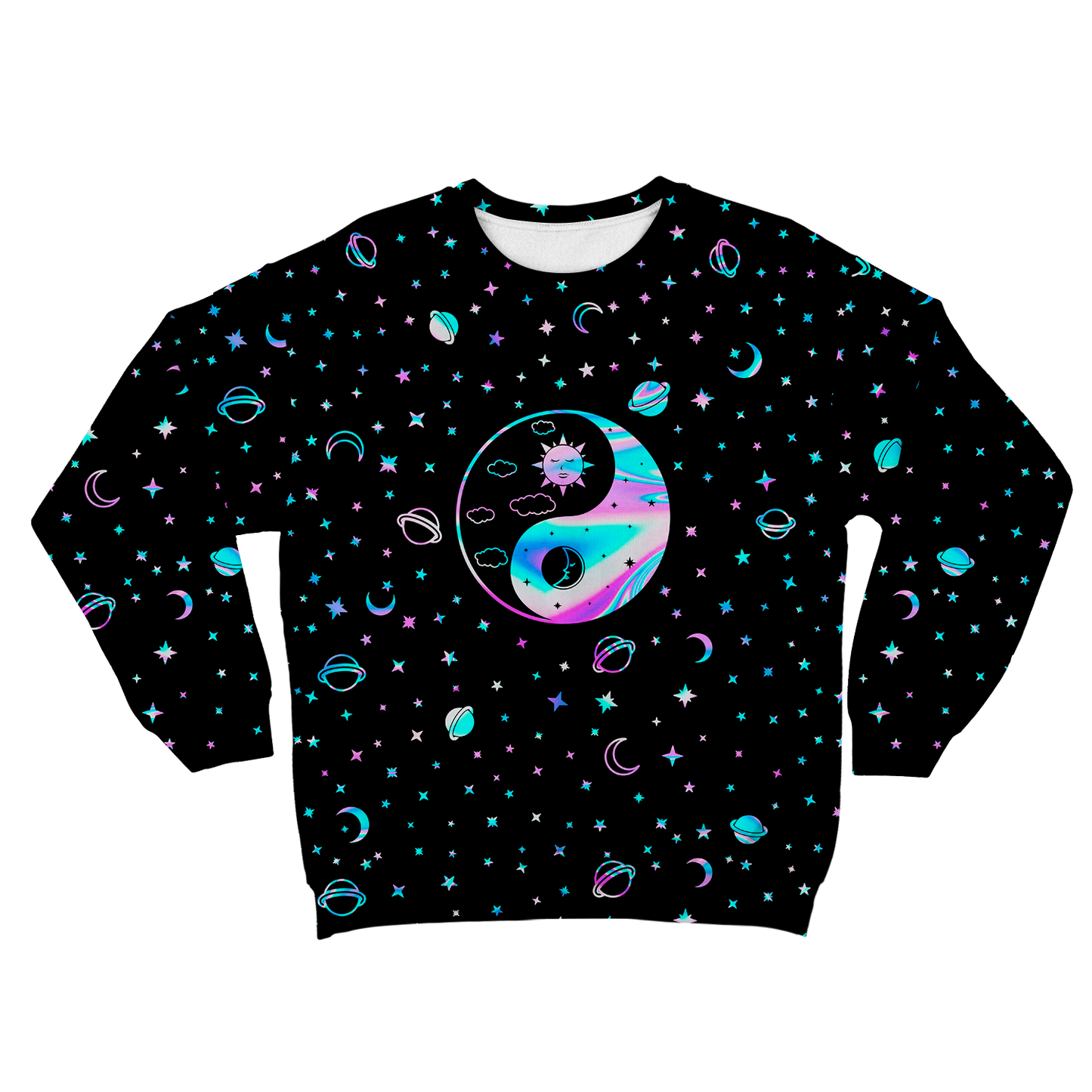 Yinyang Galaxy All Over Print Unisex Sweatshirt