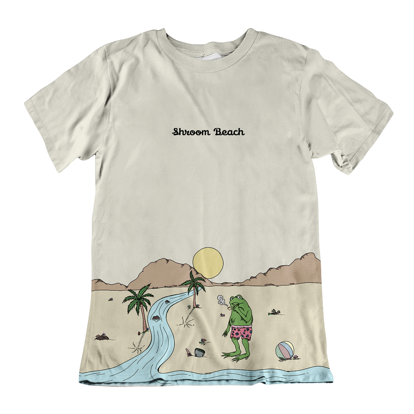 Beach Vibes All Over Print Unisex Tee