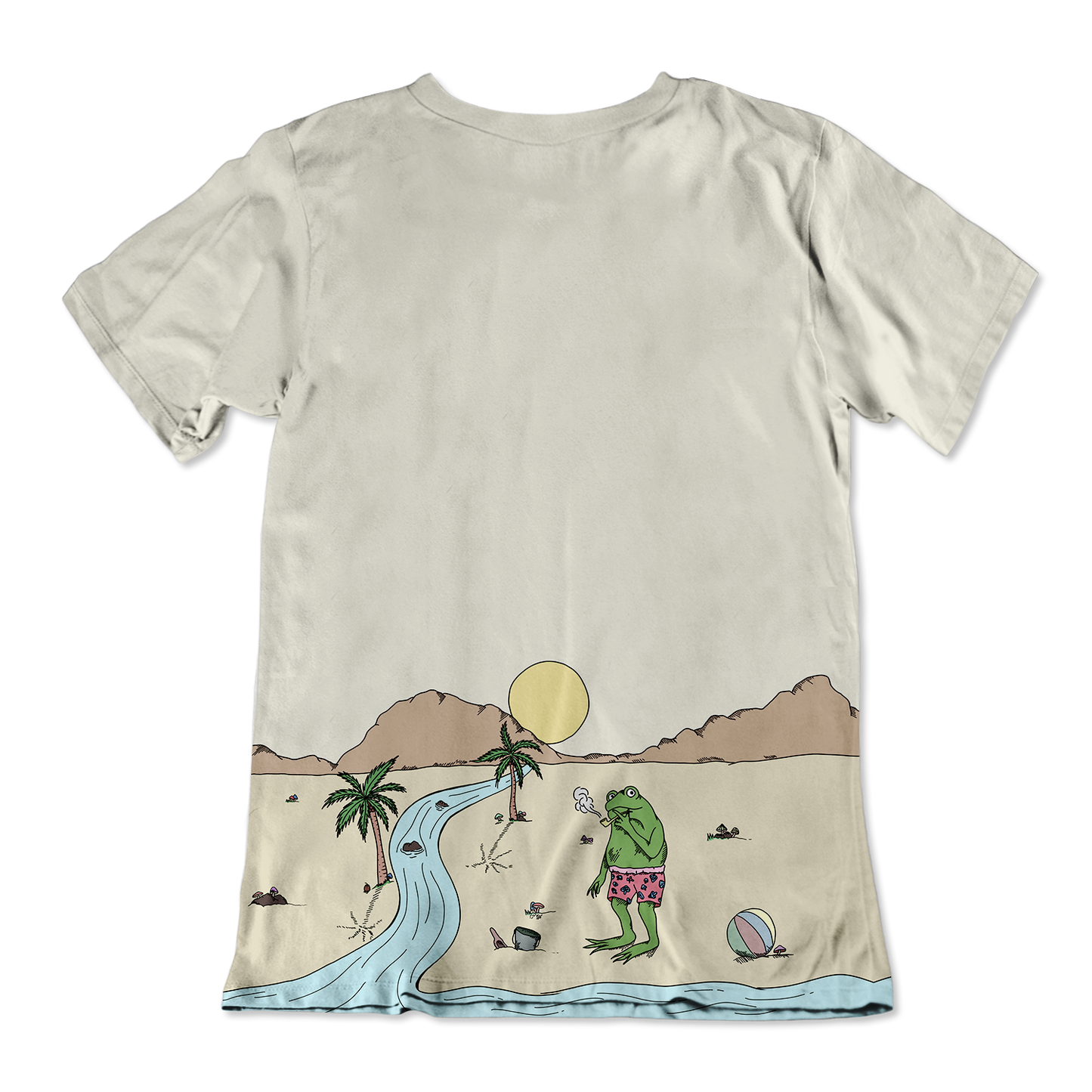 Beach Vibes All Over Print Unisex Tee