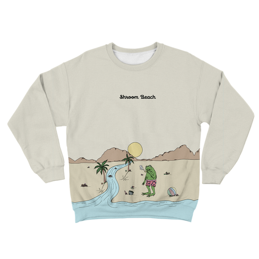 Beach Vibes All Over Print Unisex Sweatshirt