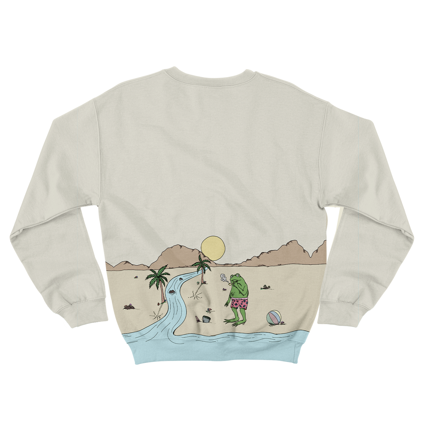 Beach Vibes All Over Print Unisex Sweatshirt