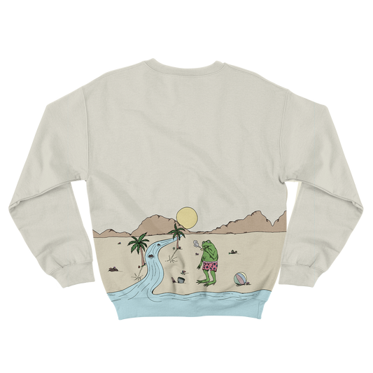 Beach Vibes All Over Print Unisex Sweatshirt