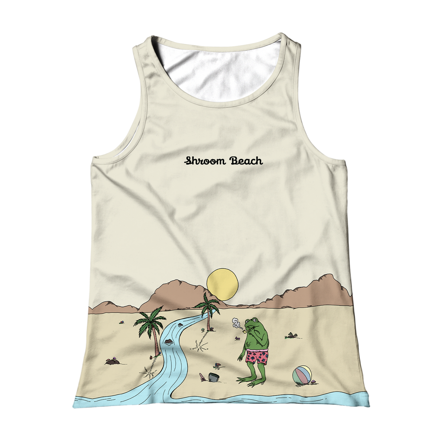 Beach Vibes All Over Print Unisex Tank Top