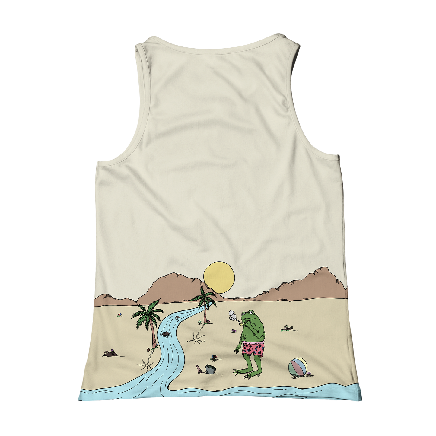 Beach Vibes All Over Print Unisex Tank Top