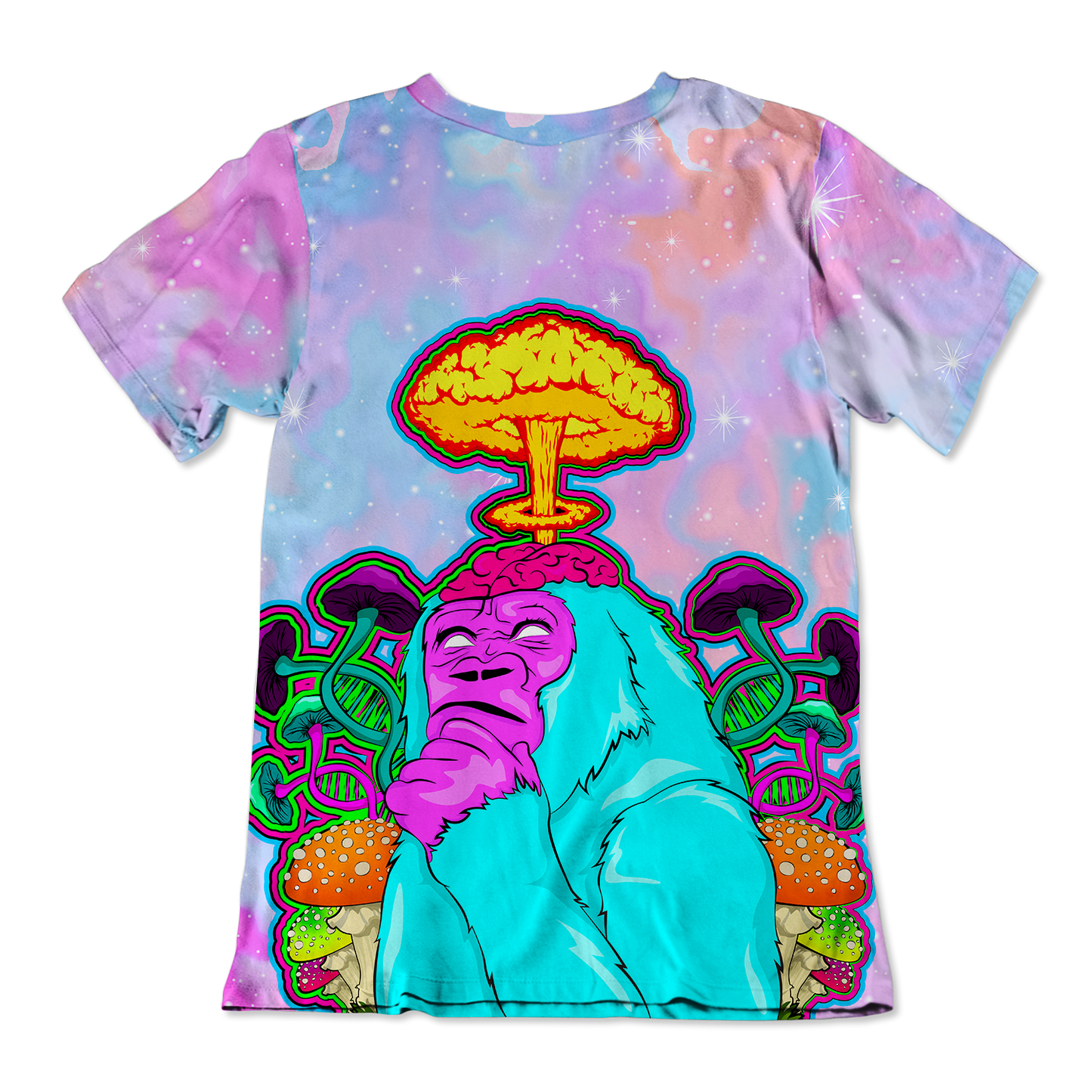 Awakened Ape All Over Print Unisex Tee