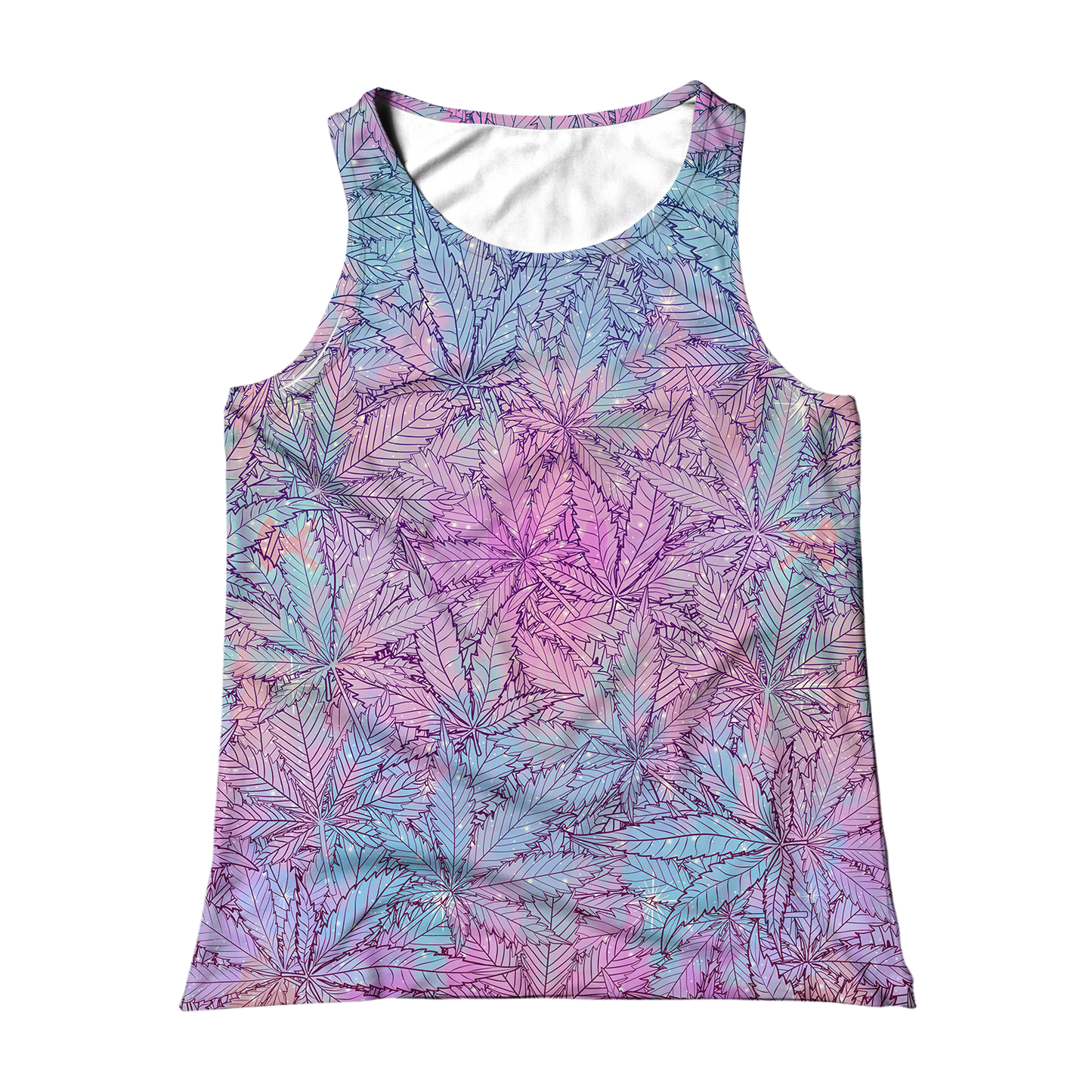 Cann~ Pattern All Over Print Unisex Tank Top