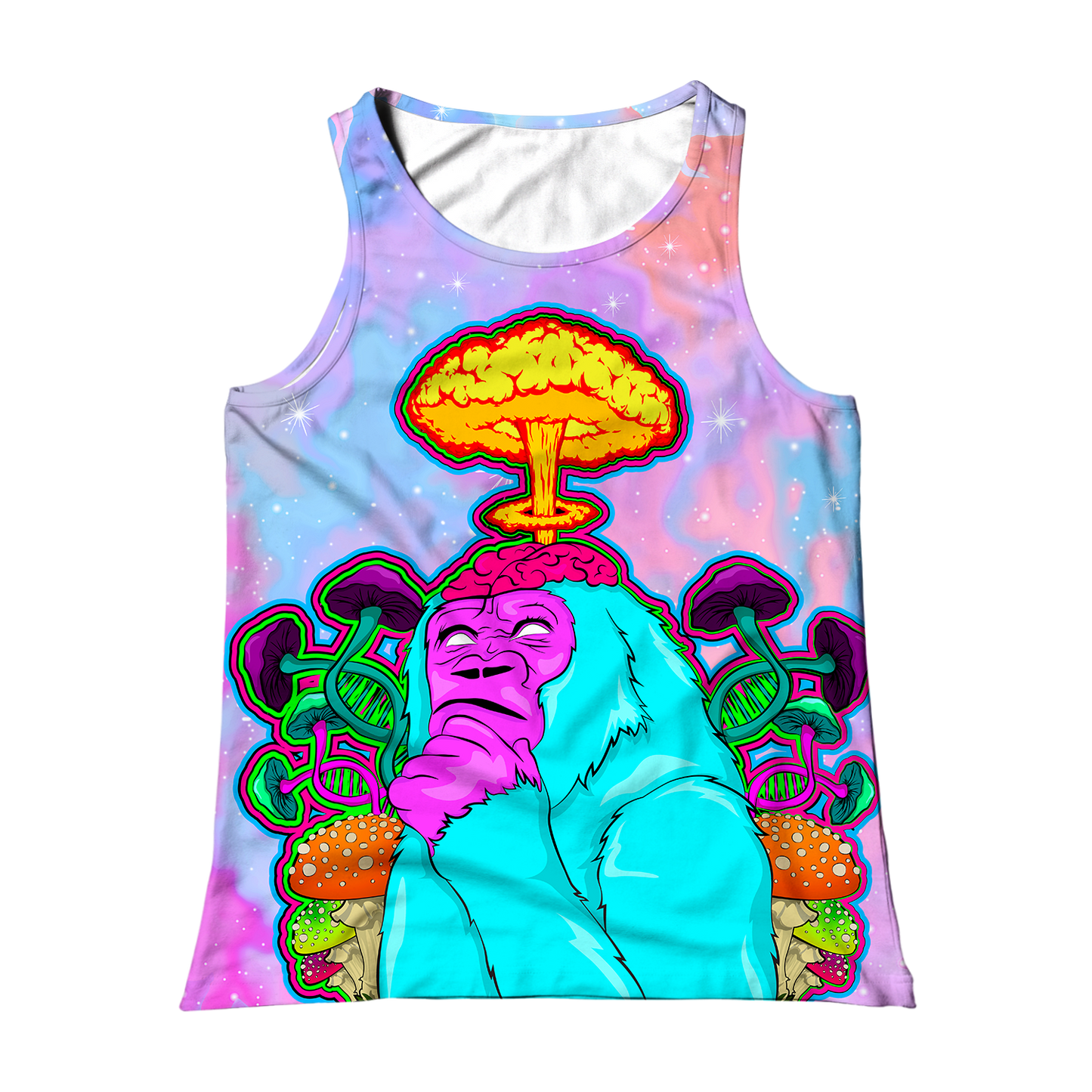 Awakened Ape All Over Print Unisex Tank Top