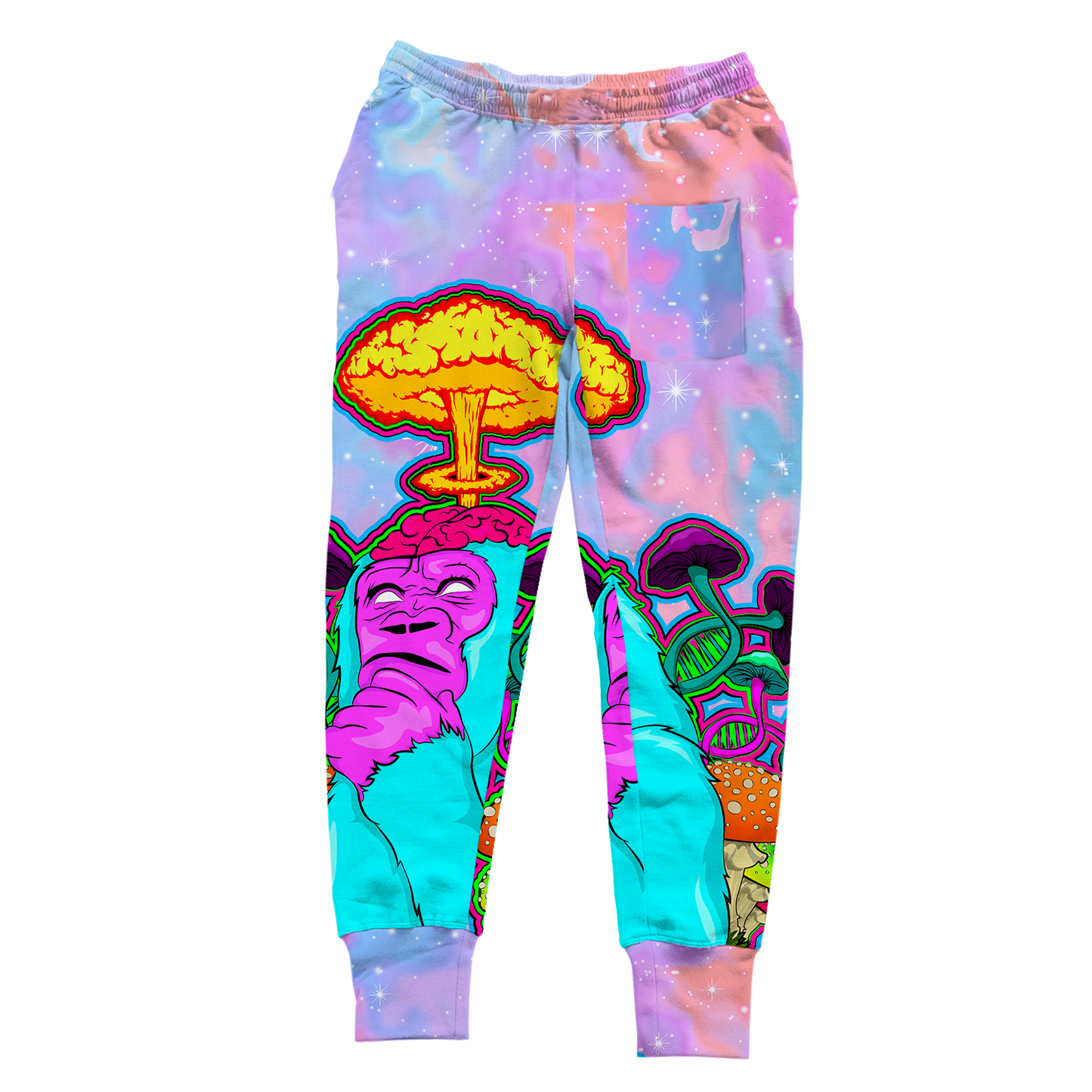 Awakened Ape All Over Print Unisex Joggers