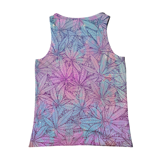 Cann~ Pattern All Over Print Unisex Tank Top