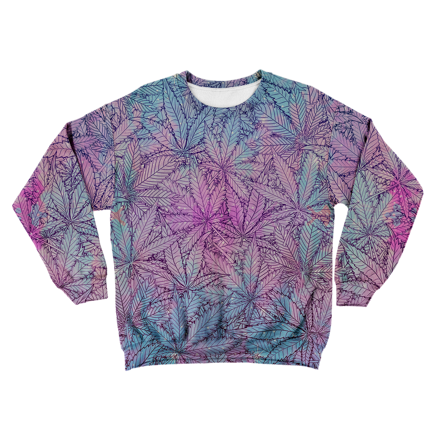 Cann~ Pattern All Over Print Unisex Sweatshirt