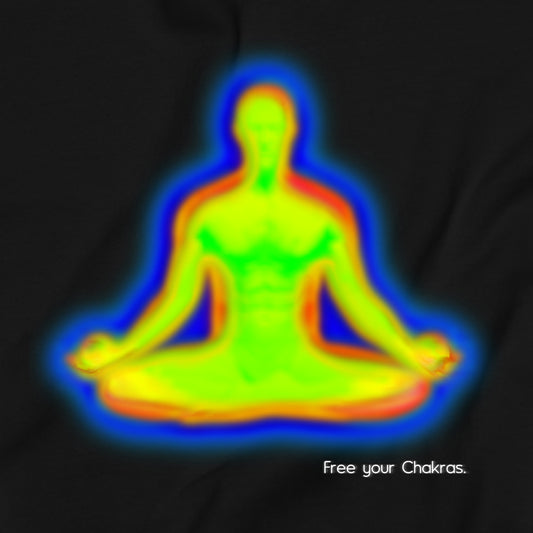 Free Your Chakras Graphic Crop Hoodie