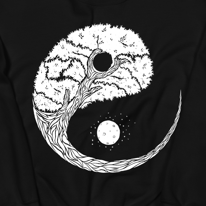 Yinyang Tree Graphic Tank Top