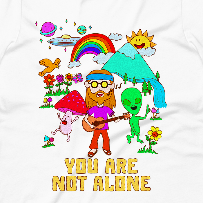 You Are Not Alone Graphic Tank Top