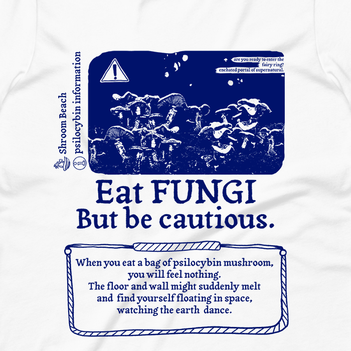 Eat Fun Guy Graphic Crop Tee