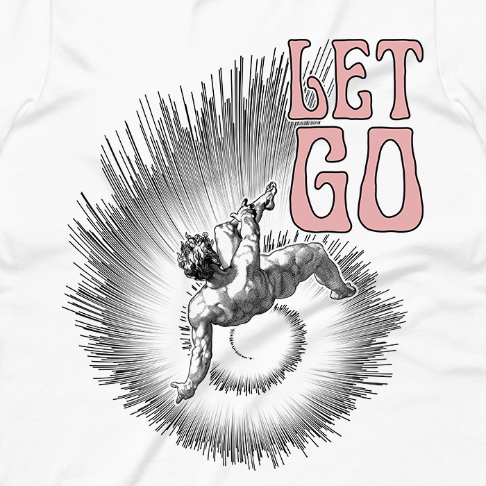 Let Go Graphic Crop Tee