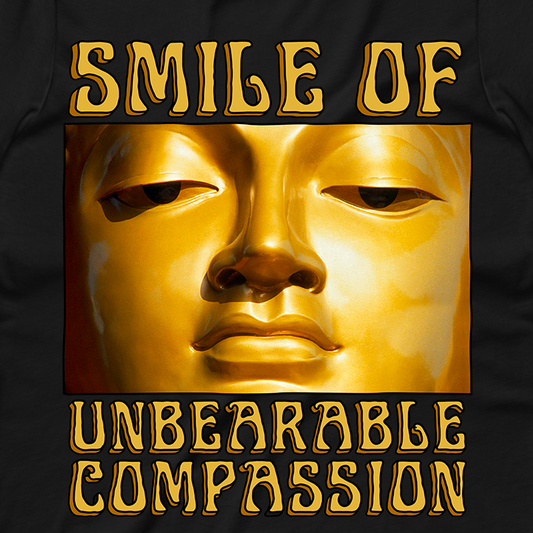 Smile Of Unbearable Compassion Graphic Crop Tee