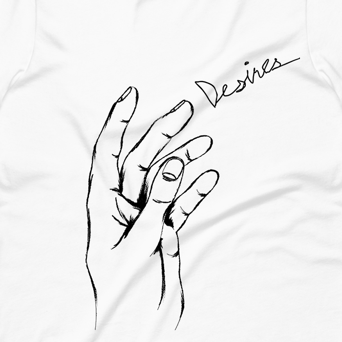 Desire Graphic Crop Tee