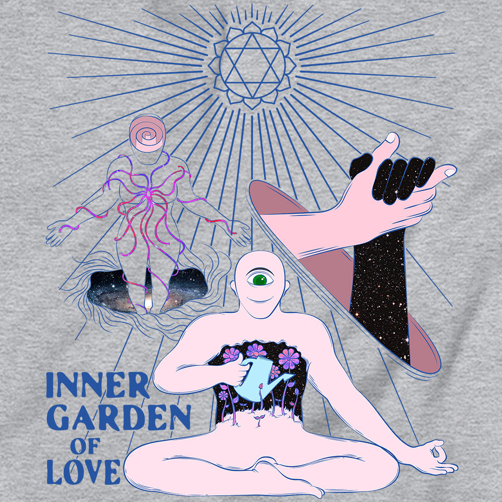 Inner Garden Of Love Graphic Crop Hoodie