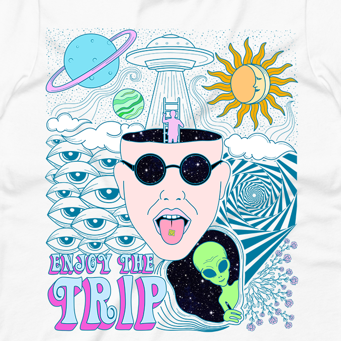 Enjoy The Trip  Graphic Tank Top