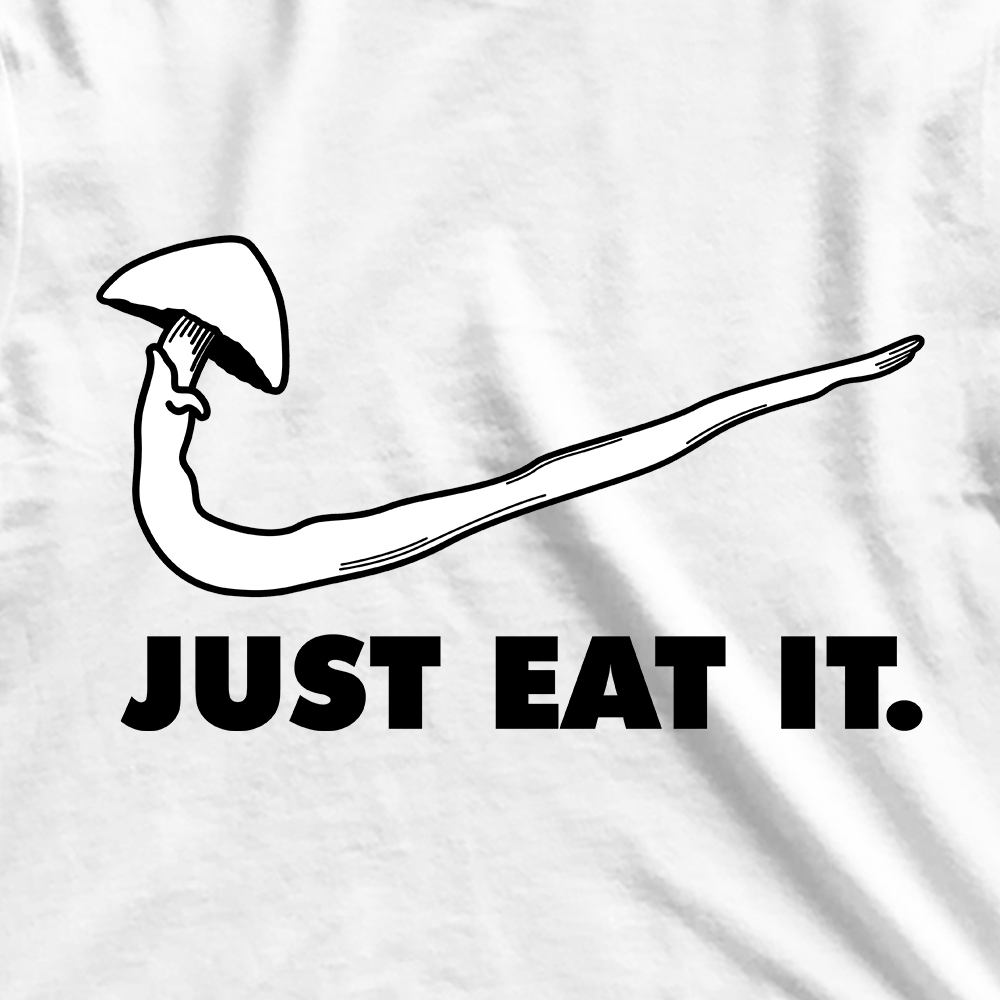 Just Eat It Graphic Crop Tee