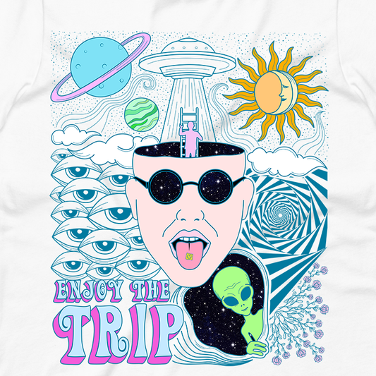 Enjoy The Trip Graphic Sweatshirt