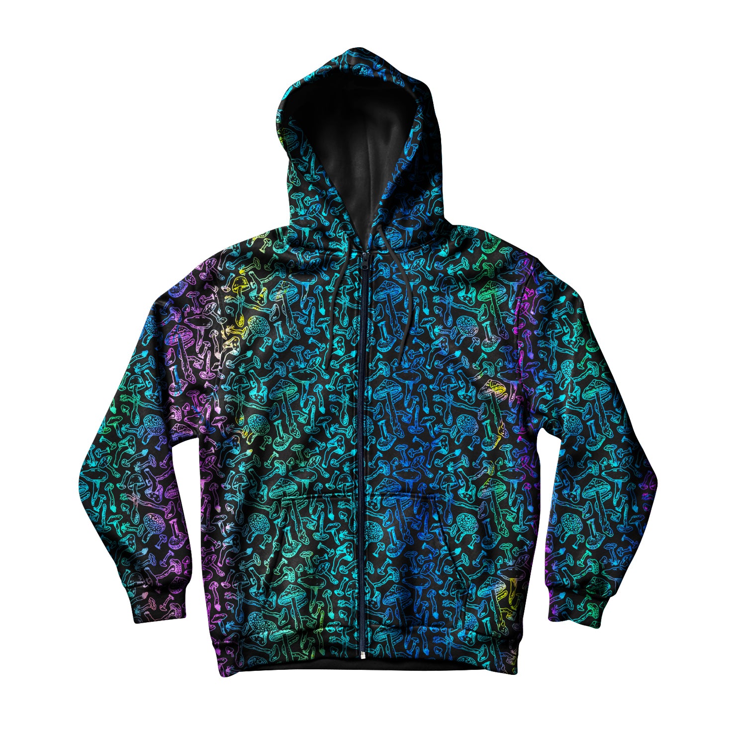 mushroom-reflective-zip-up-hoodie