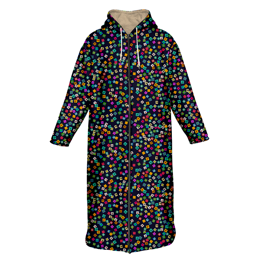 Tabs All Over Print Cloak