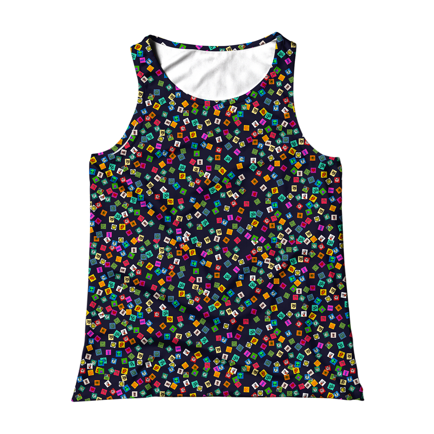 Tabs All Over Print Unisex Tank Top