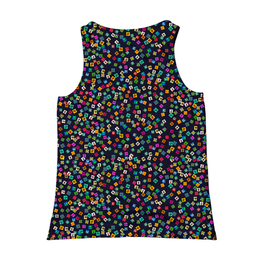 Tabs All Over Print Unisex Tank Top